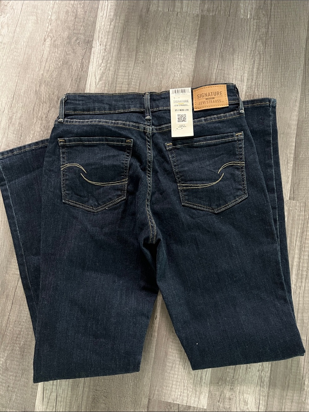 Signature Levi Strauss women’s bootcut Jeans - Dark Blue - Picture 3 of 3